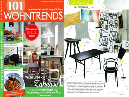 101 Wohntrends, August-September 2016 Inhalt
