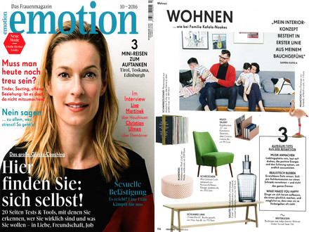 Emotion, Nr. 10/2016 Inhalt