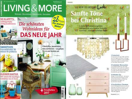 Living & More Januar/ Februar 2017 - Inhalt