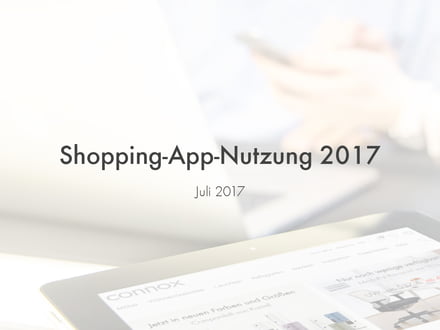 Studie: Shopping-App-Nutzung 2017