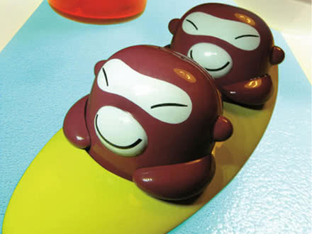 A di Alessi - Banana Bros - Salz- und Pfeffer Menage