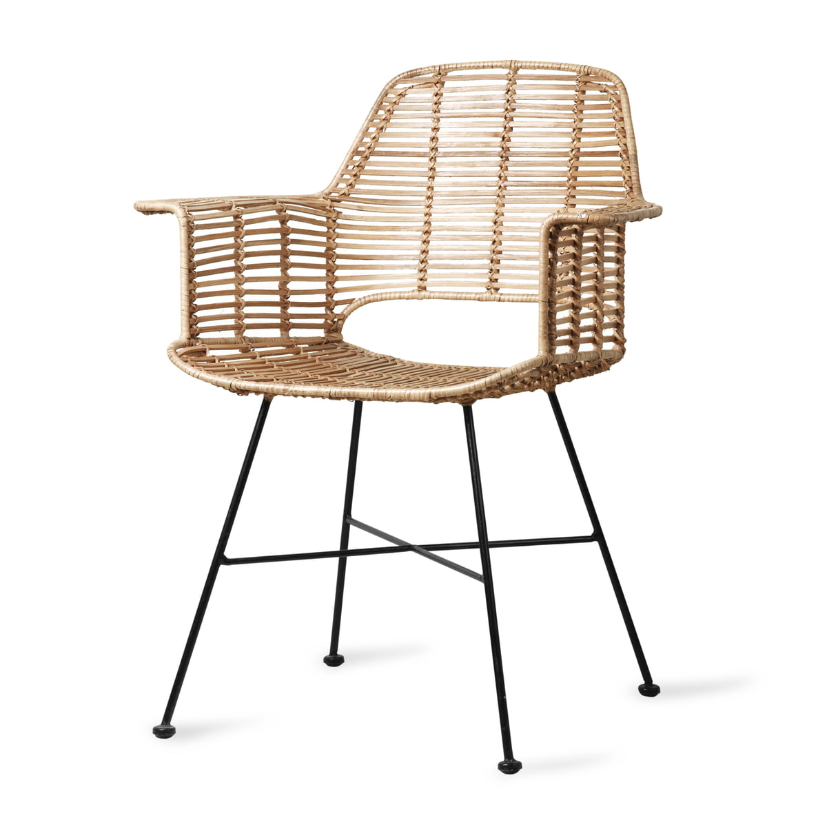 HKliving Rattan Tub Chair, natur HKliving Rattan Tub Chair, natur