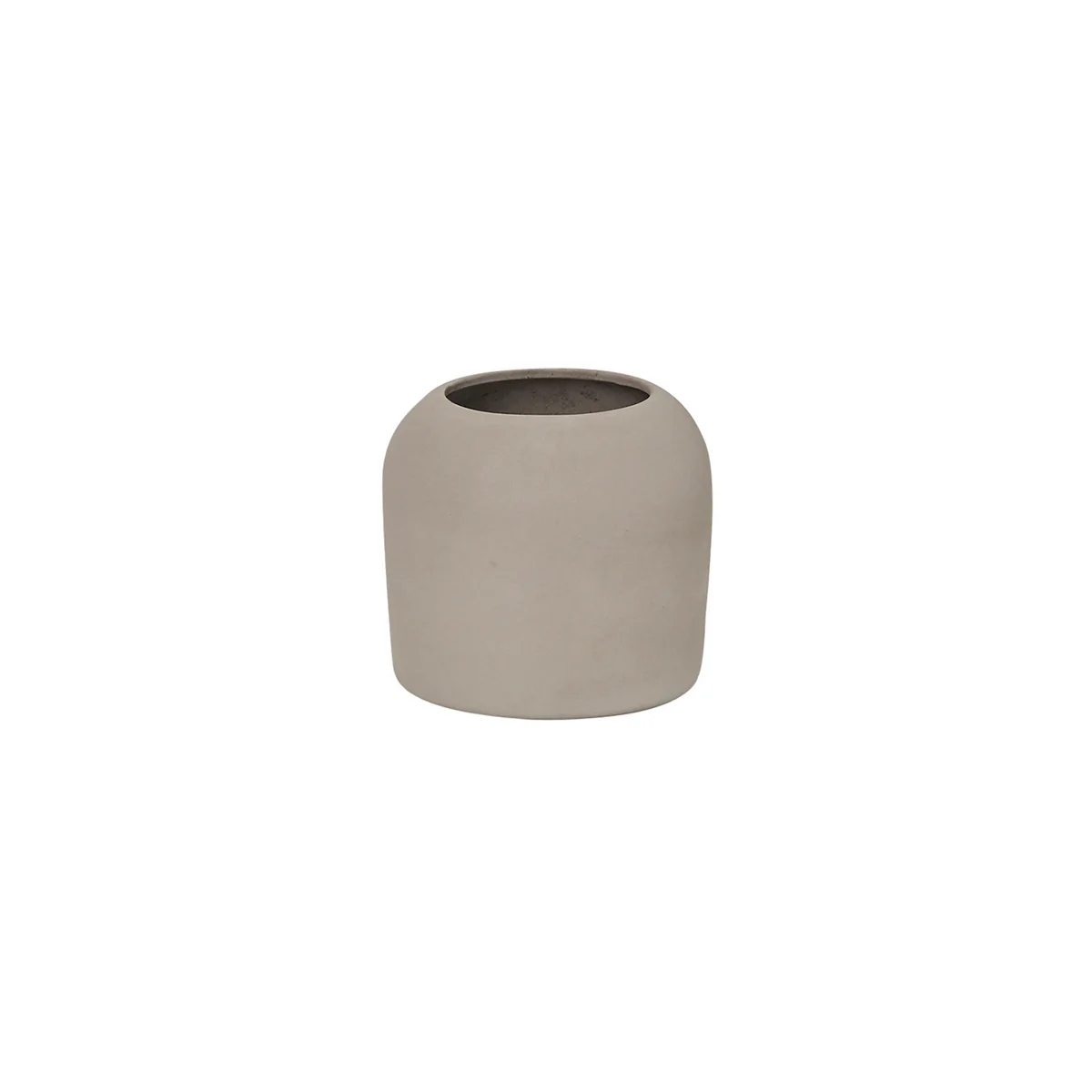 Kristina Dam Studio – Dome Vase XS Ø 16 x H 14 cm, grau