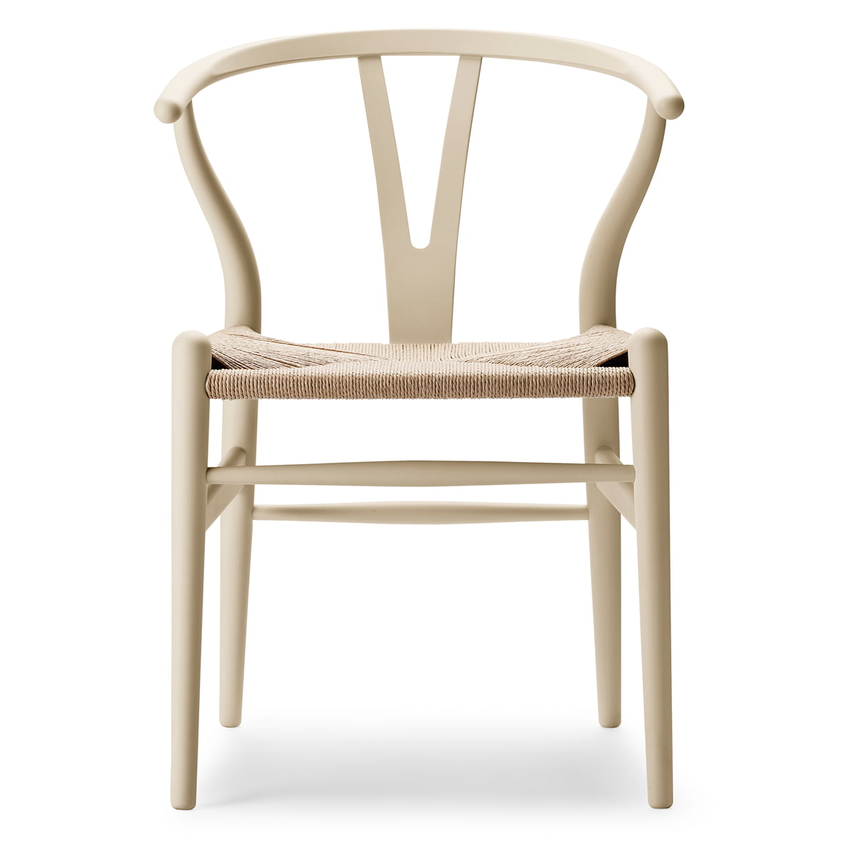 Carl Hansen   CH20 Wishbone Chair, soft barley / Naturgeflecht