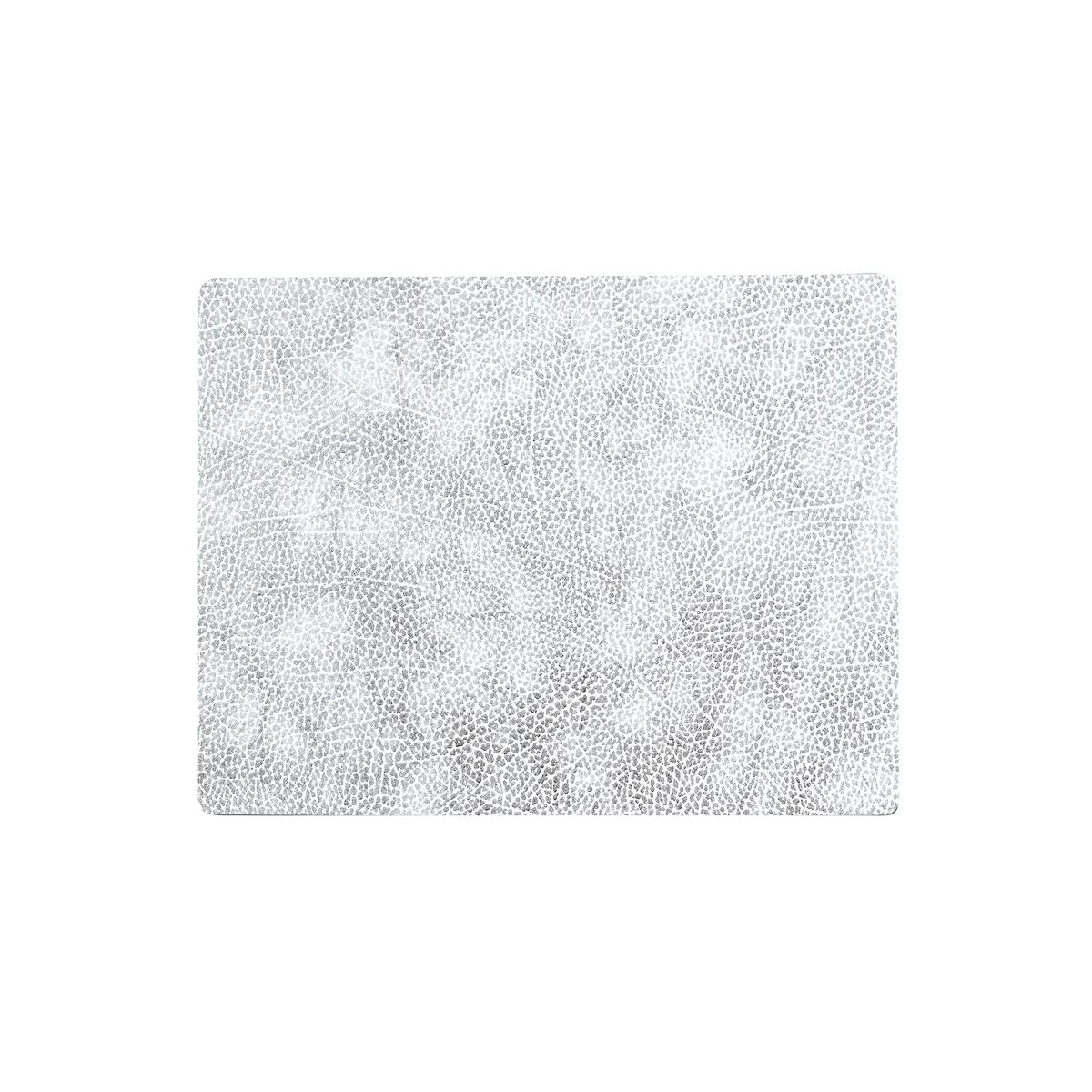 Tischset Square M, 34.5 x 26.5 cm, Hippo weiß-grau von Lind DNA