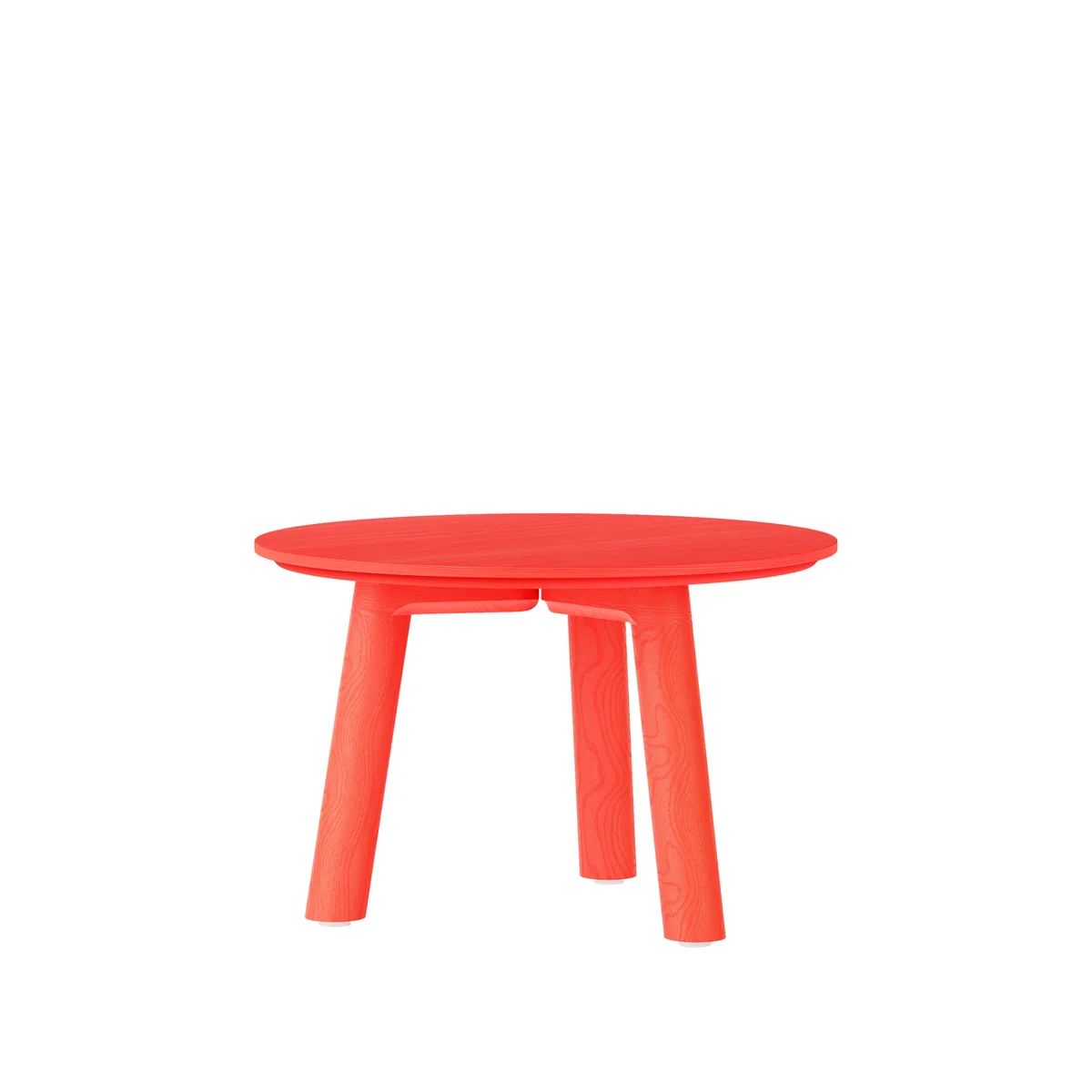 OUT Objekte unserer Tage - Meyer Color Couchtisch Medium H 35cm, Esche lackiert, leuchtrot