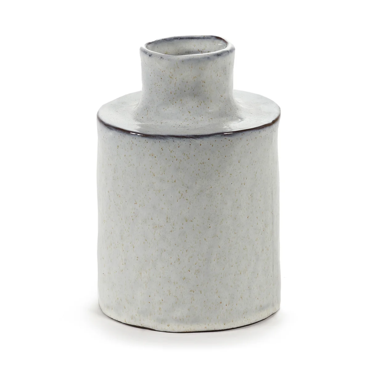 Serax – Héléna Marie Vase, Ø 10 x H 15 cm, weiß Serax – Héléna Marie Vase, Ø 10 x H 15 cm, weiß