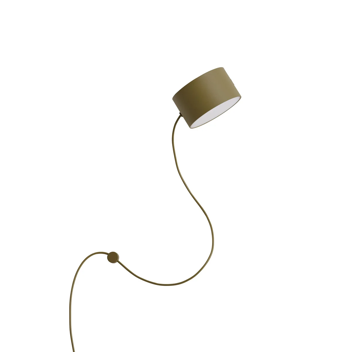 Muuto – Post LED-Wandleuchte, braungrün