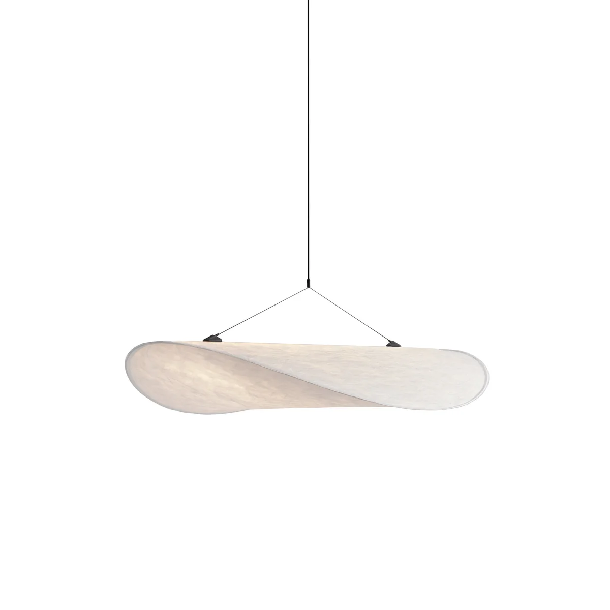 New Works – Tense LED Pendelleuchte, 70 cm, weiß