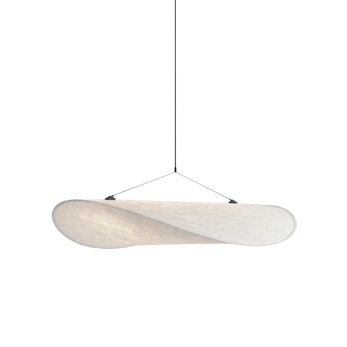 New Works – Tense LED Pendelleuchte, 90 cm, weiß