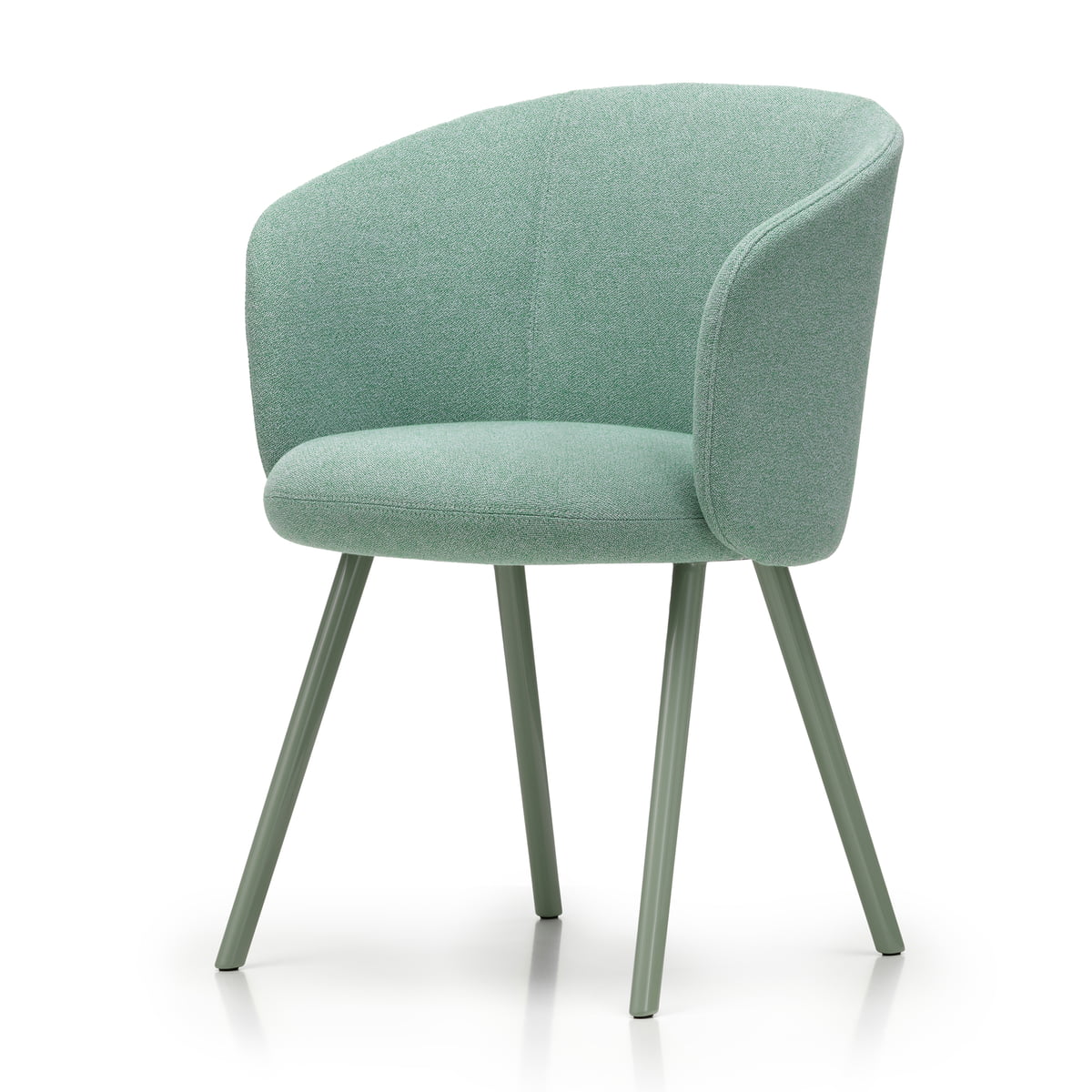 Vitra - Mikado Armlehnstuhl, mint / zartblau / smaragd (Dumet 27)