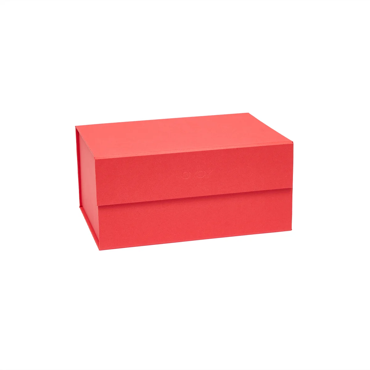 OYOY – Hako Aufbewahrungsbox, 24 x 17 cm, cherry red