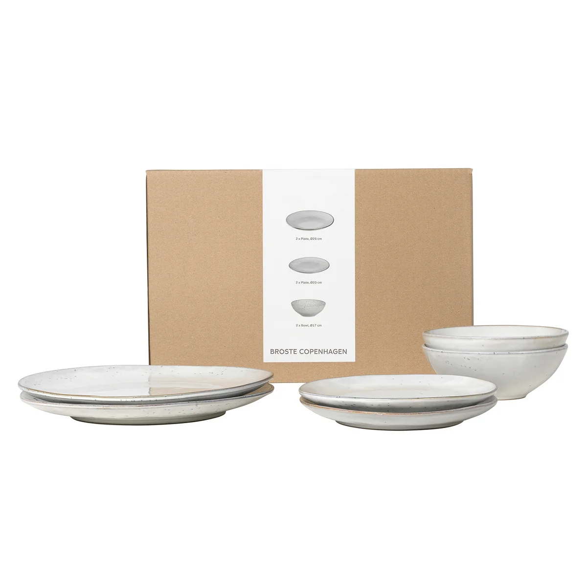 Broste Copenhagen – Nordic Sand Geschirr-Set (6-tlg.) Broste Copenhagen – Nordic Sand Geschirr-Set (6-tlg.)