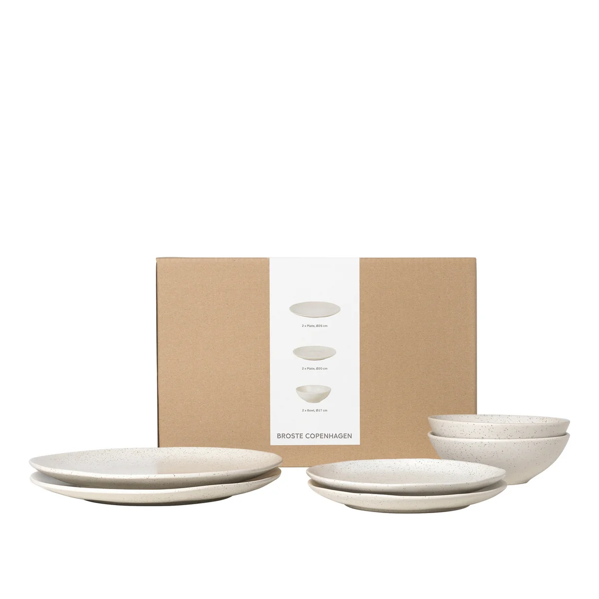 Broste Copenhagen – Nordic Vanilla Geschirr-Set (6-tlg.) Broste Copenhagen – Nordic Vanilla Geschirr-Set (6-tlg.)