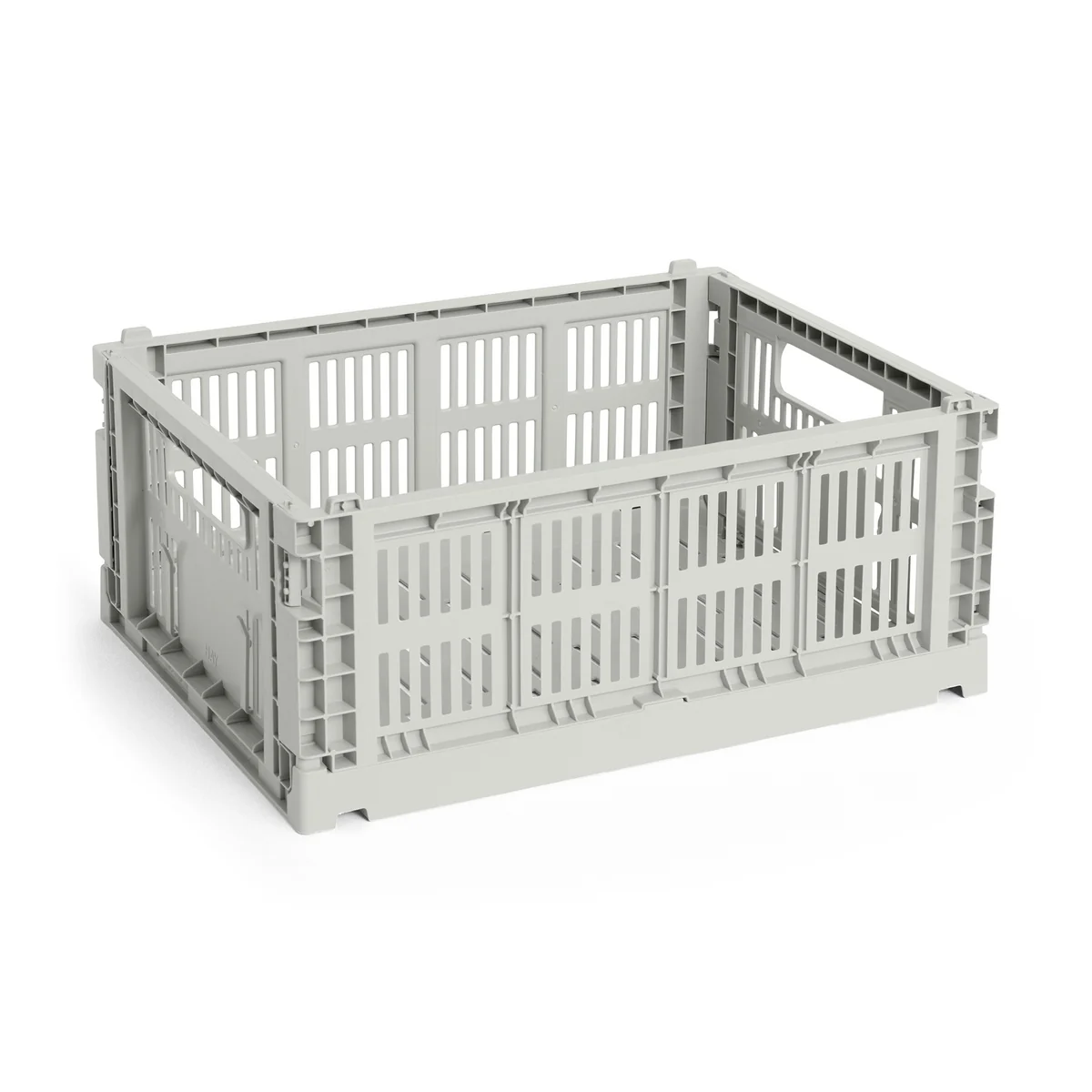 HAY – Colour Crate Korb M, 34,5 x 26,5 cm, grau, recycled HAY – Colour Crate Korb M, 34,5 x 26,5 cm, grau, recycled