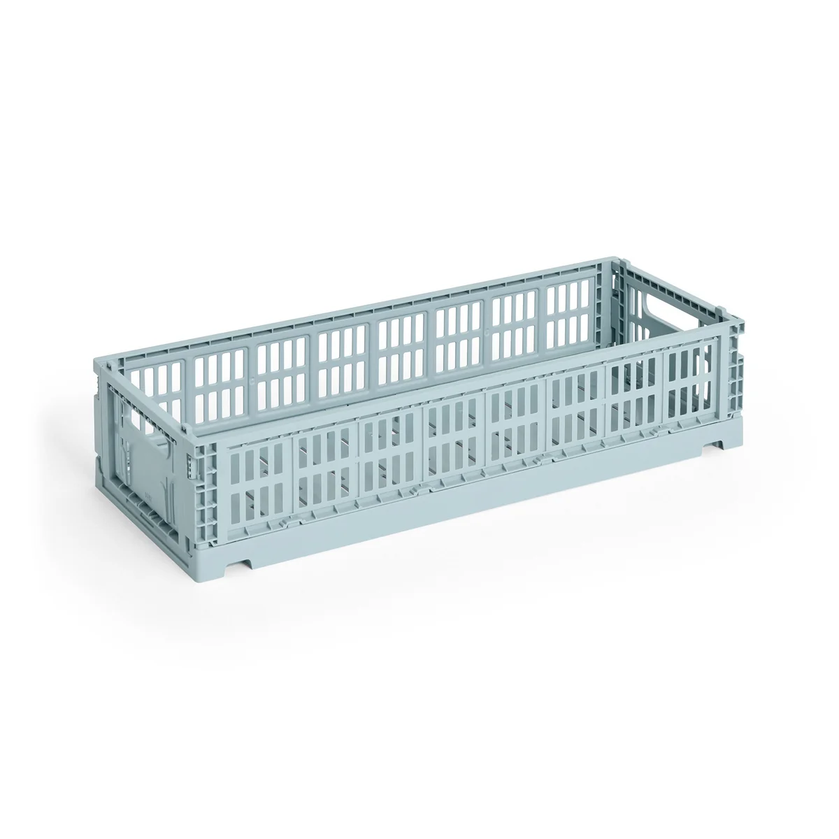 HAY – Colour Crate Korb Mini Oblong, dusty blue, recycled HAY – Colour Crate Korb Mini Oblong, dusty blue, recycled