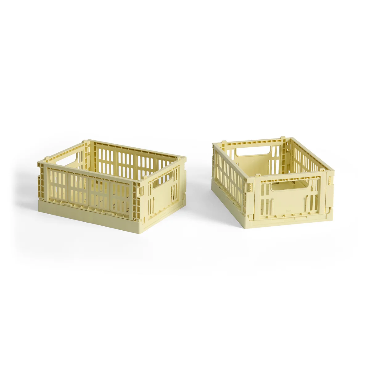 HAY – Colour Crate Korb Mini, 17 x 13 cm, hellgelb, recycled (2er-Set) HAY – Colour Crate Korb Mini, 17 x 13 cm, hellgelb, recycled (2er-Set)