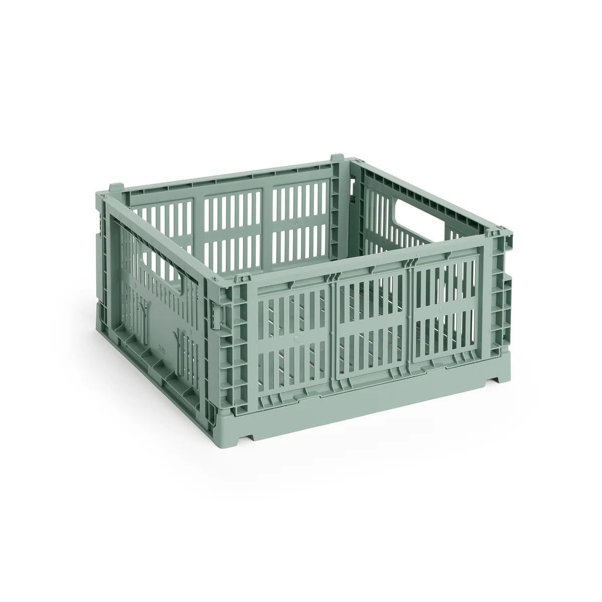 HAY – Colour Crate Korb Square M, 29,5 x 29,5 cm, salbeigrün, recycled HAY – Colour Crate Korb Square M, 29,5 x 29,5 cm, salbeigrün, recycled