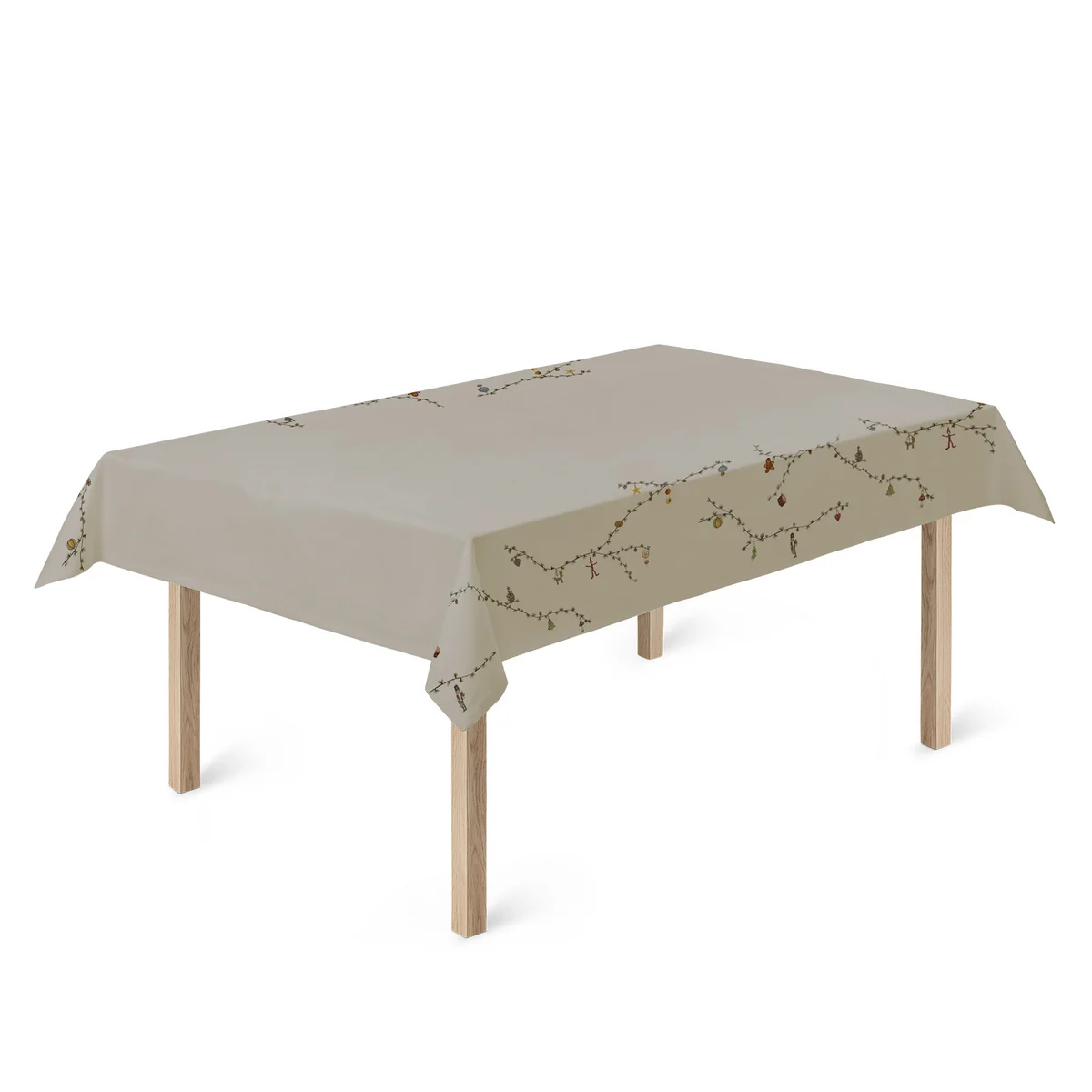 Kähler Design – Hammershøi Christmas Tischdecke, sand, 150 x 370 cm