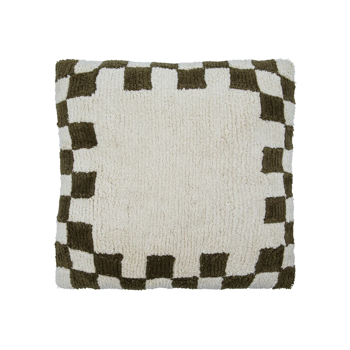 House Doctor – Chess Kissenbezug, 50 x 50 cm, grün / off-white House Doctor – Chess Kissenbezug, 50 x 50 cm, grün / off-white