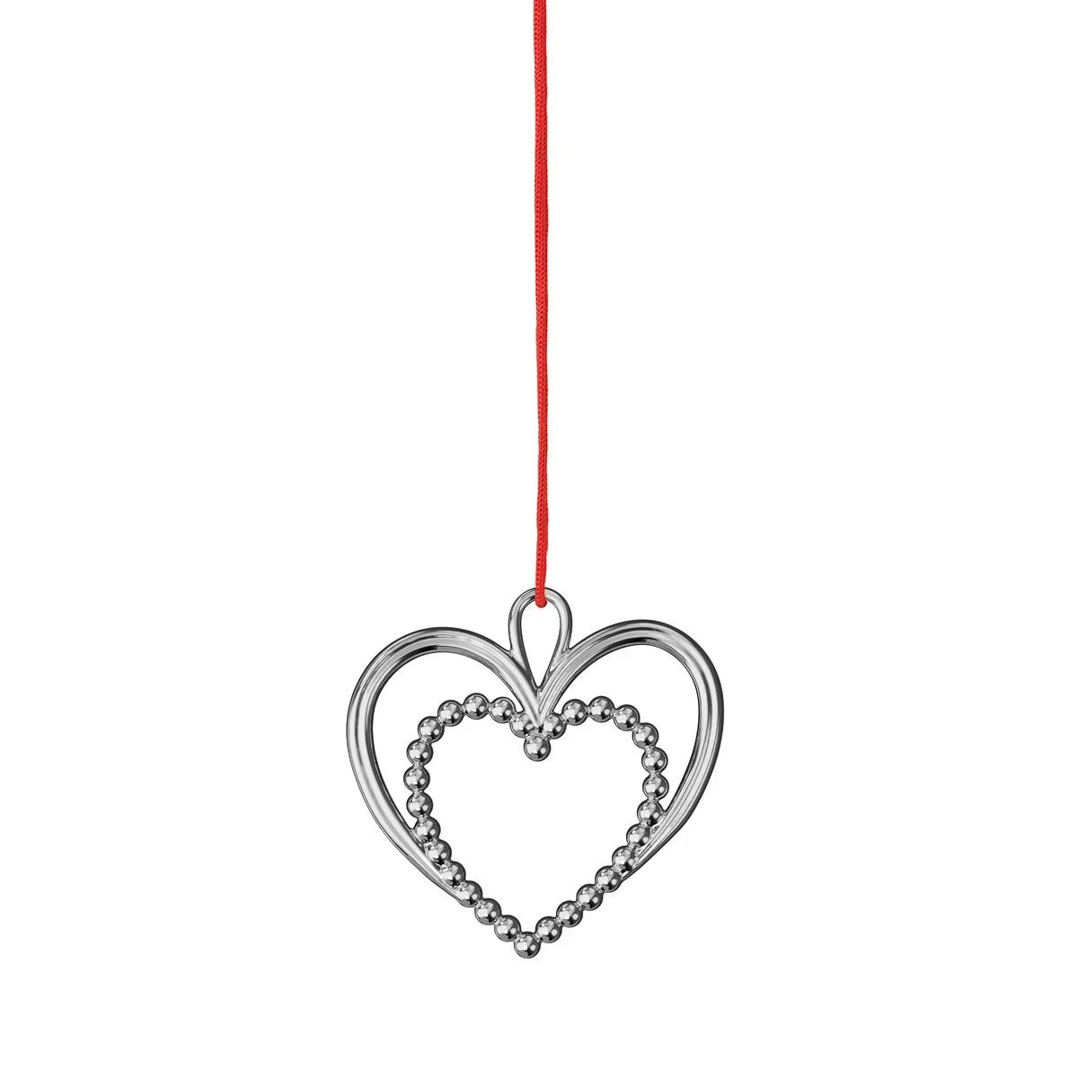 Rosendahl - Pearl Heart Anhänger H 6,5 cm, silber