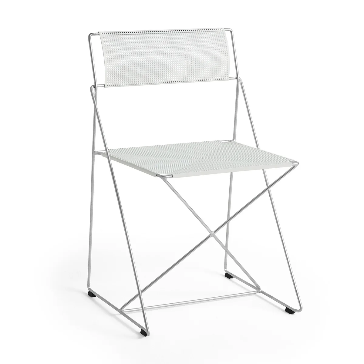 HAY - X-Line Stuhl, Outdoor, feuerverzinkt / chalk white