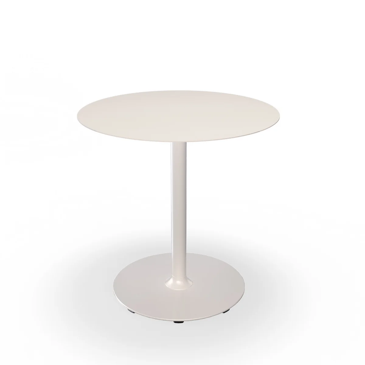 HOUE – Pico Gartentisch, Ø 74 cm, Gestell rund, muted white HOUE – Pico Gartentisch, Ø 74 cm, Gestell rund, muted white