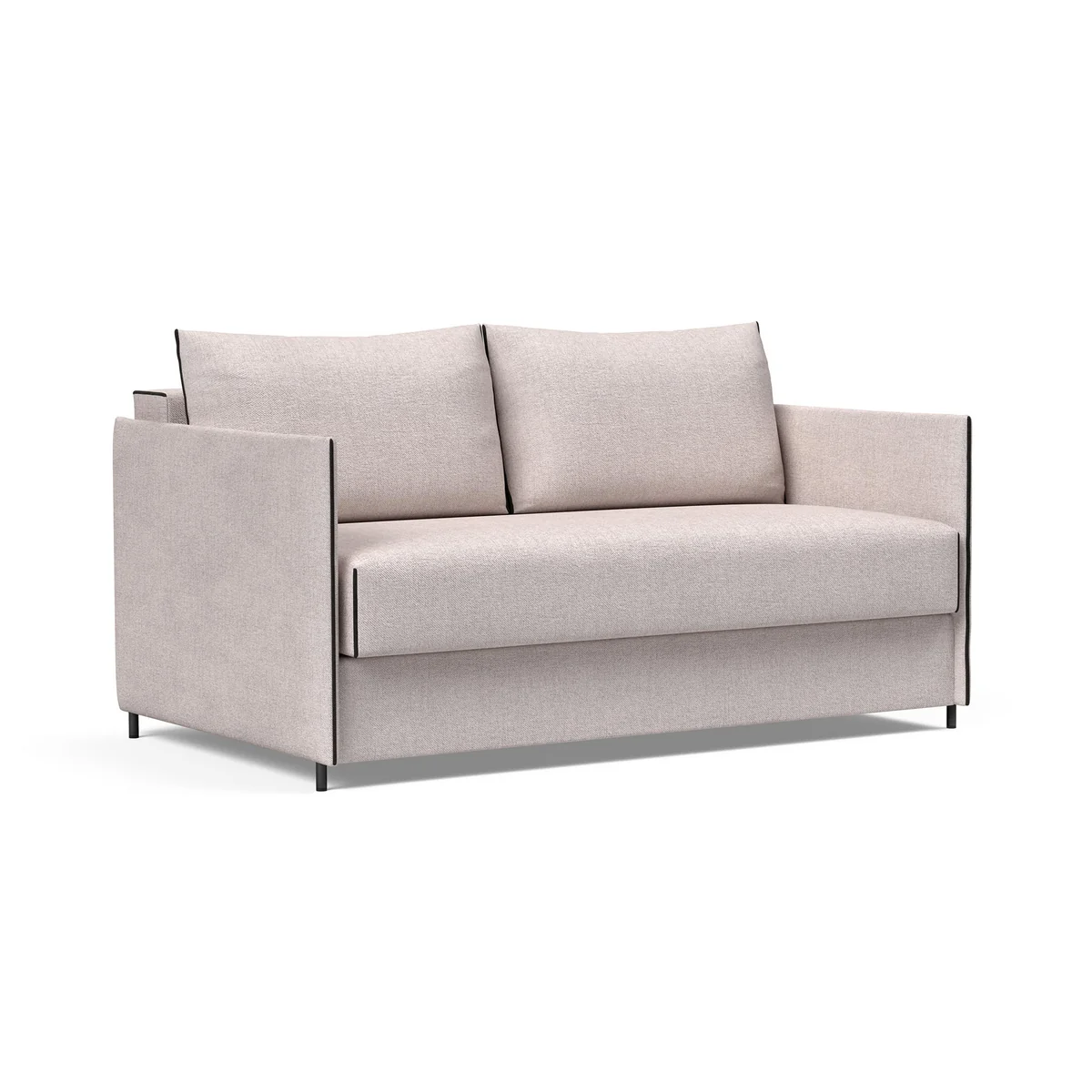 Innovation Living - Luoma Schlafsofa, 2-Sitzer, sand (300 Weda)