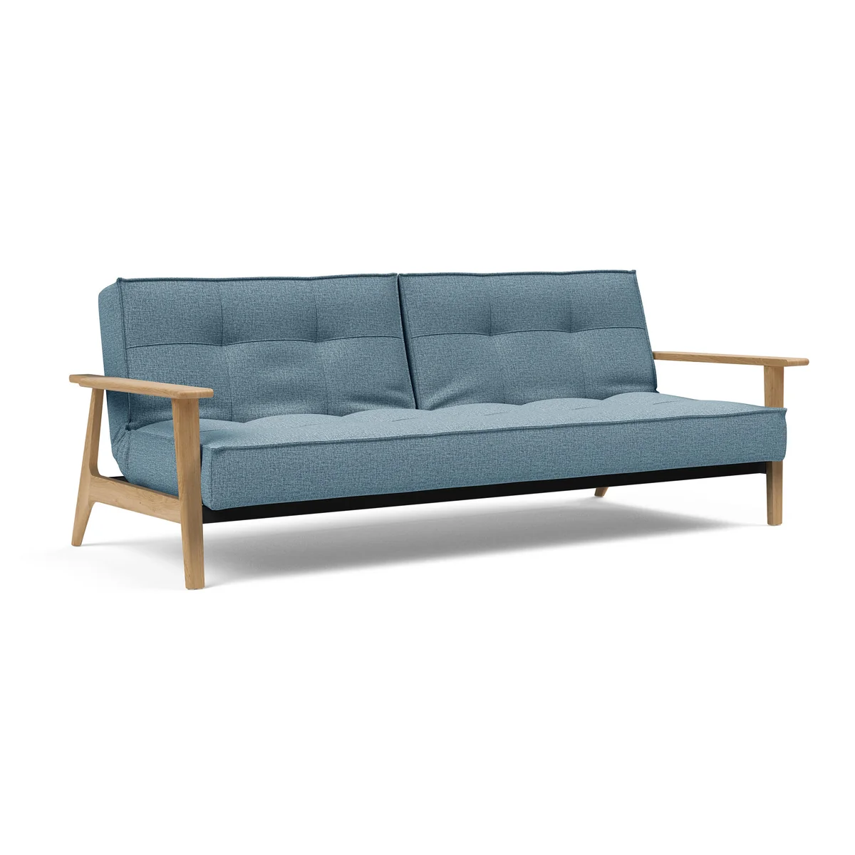 Innovation Living - Splitback Frej Schlafsofa, 3-Sitzer, hellblau (525 Mixed Dance)