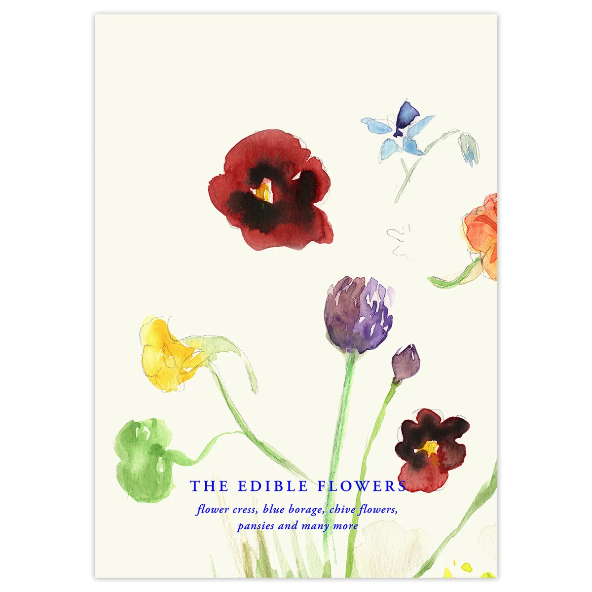The Edible Flowers Poster von Paper Collective | Connox