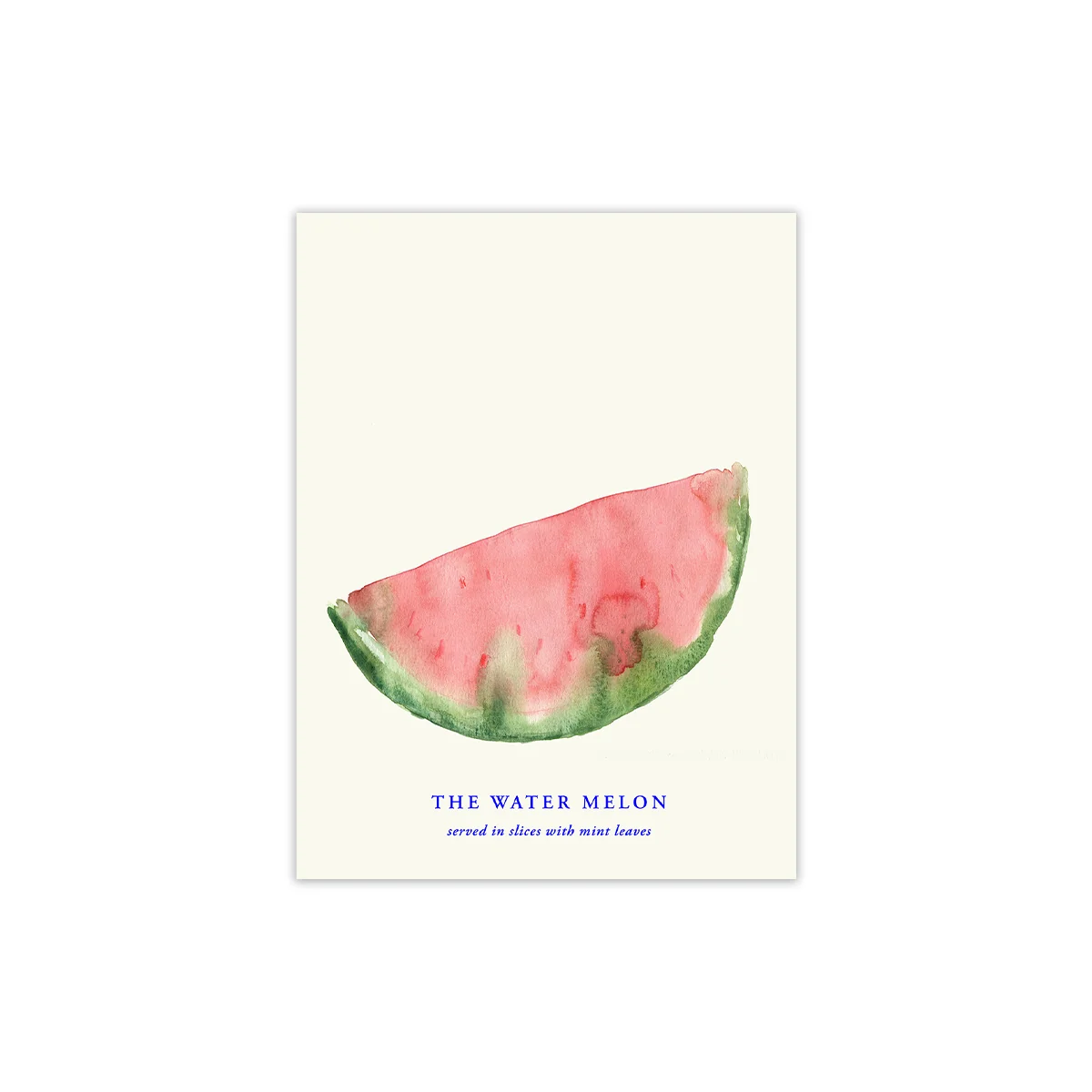 Paper Collective – The Watermelon Poster, 30 x 40 cm