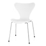 Fritz Hansen - Serie 7 Stuhl, Chrom / Esche weiß gefärbt
