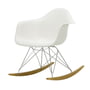 Vitra - Eames Plastic Armchair RAR, Ahorn gelblich / Chrom / weiß