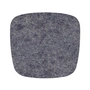 Hey Sign - Filz-Auflage Eames Plastic Armchair, anthrazit 5 mm AR, mit Antirutsch-Beschichtung