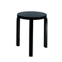 Artek - 60 Hocker, schwarz / schwarz