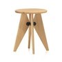 Vitra - Tabouret Solvay, Eiche natur / schwarz