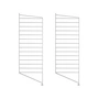 String - Bodenleiter für String Regal 85 x 30 cm (2er Set), grau