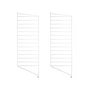 String - Bodenleiter für String Regal 85 x 30 cm (2er Set), weiß