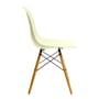 Vitra - Eames Plastic Side Chair DSW, Ahorn gelblich / créme (Filzgleiter weiß)