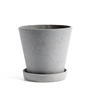 HAY - Blumentopf mit Untersetzer L, grau