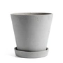 HAY - Blumentopf mit Untersetzer XL, grau