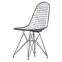 Vitra - Wire Chair DKR (H 43 cm), basic dark / ohne Bezug, Filzgleiter (basic dark)