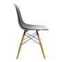 Vitra - Eames Plastic Side Chair DSW, Ahorn gelblich / basalt (Filzgleiter basic dark)