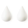 Normann Copenhagen - Dropit Wandhaken - groß, weiß (2er Set)