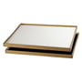 ArchitectMade - Tablett Turning Tray, 38 x 51 cm, schwarz / weiß