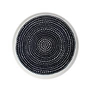 Marimekko - Oiva Räsymatto Teller, Ø 20 cm, schwarz / weiß