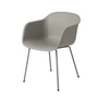 Muuto - Fiber Chair Tube Base, grau recycled