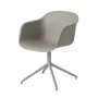 Muuto - Fiber Chair Swivel Base, grau