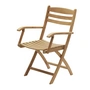 Fritz Hansen - Skagerak Selandia Klappstuhl mit Armlehnen, Teak