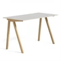 HAY - Copenhague CPH90 2.0 Schreibtisch 130 x 65 cm, Eiche / Linoleum off-white